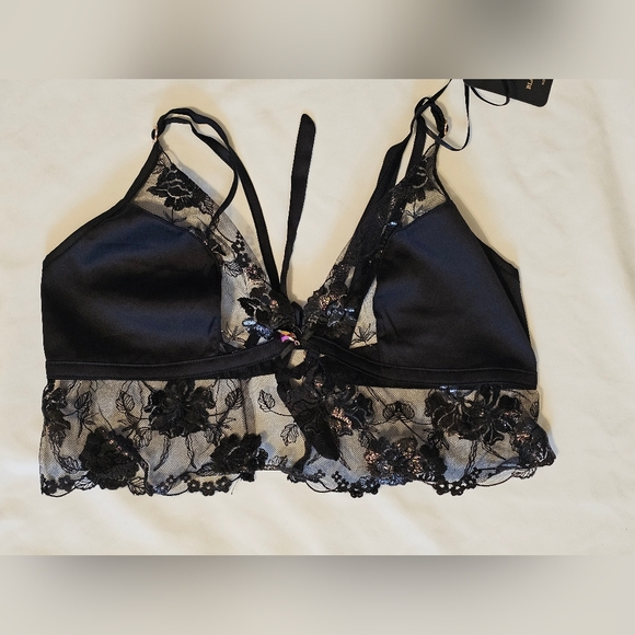 Honey Birdette Sold Out Whitney Black Cami And Briefs Set- Medium- NWT - Picture 3 of 14